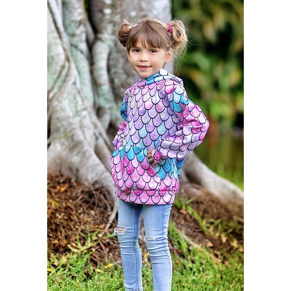 New Pullover Hoodies 3D Graphic Printed Hooded Sweatshirt with Pocket - Picture 6 of 7